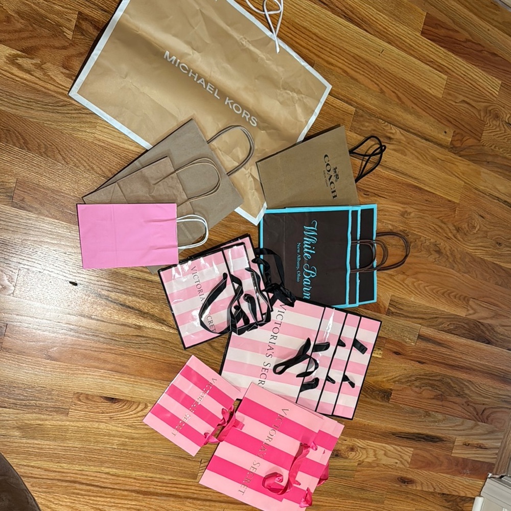 Michael Kors, Coach, & Victoria's Secret paper Shopping Bags - Picture 2 of 7